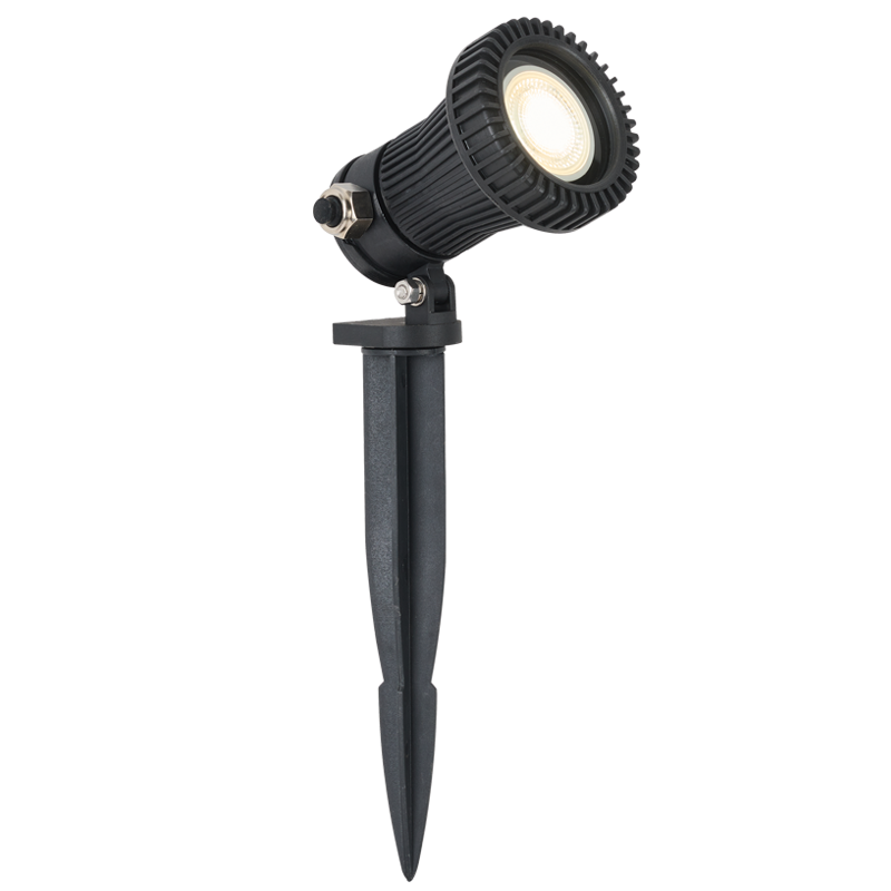Garden Spike Light without Cable, IP68 (GS022 BLACK)