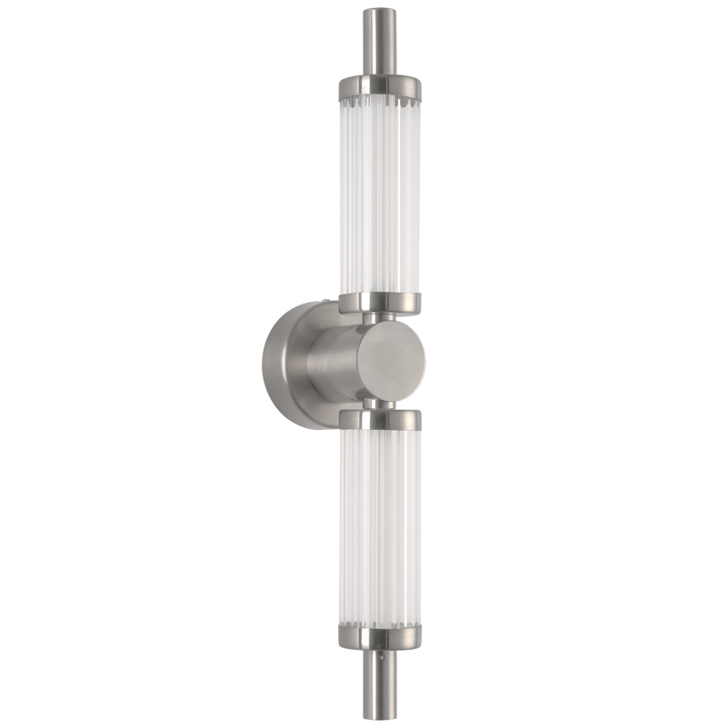 Satin Chrome Wall Bracket with Acrylic (WB348 SATIN)