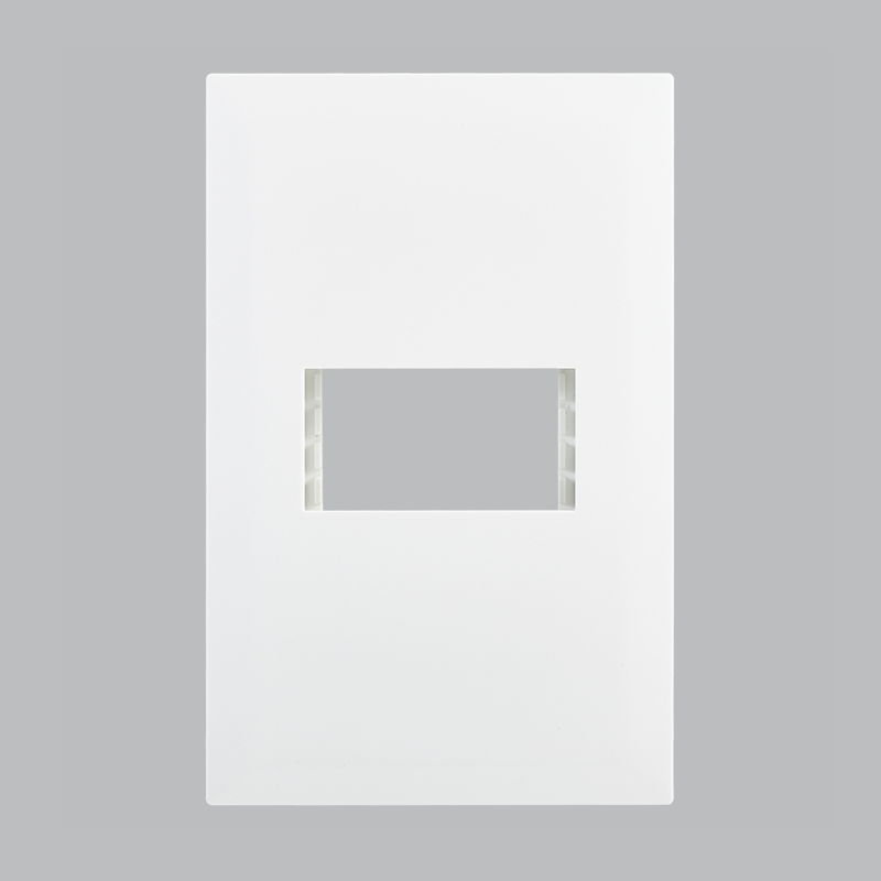 Single Module Cover Plate – 4 X 2 (ECP101 WHITE)