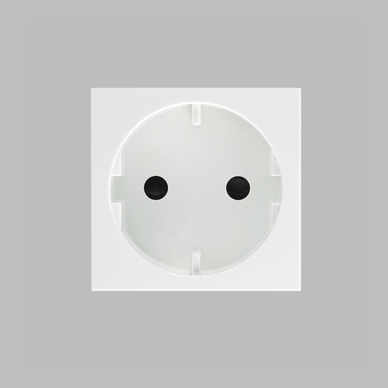 16A Schuko Socket ( Double Module ) (ECP116 WHITE)