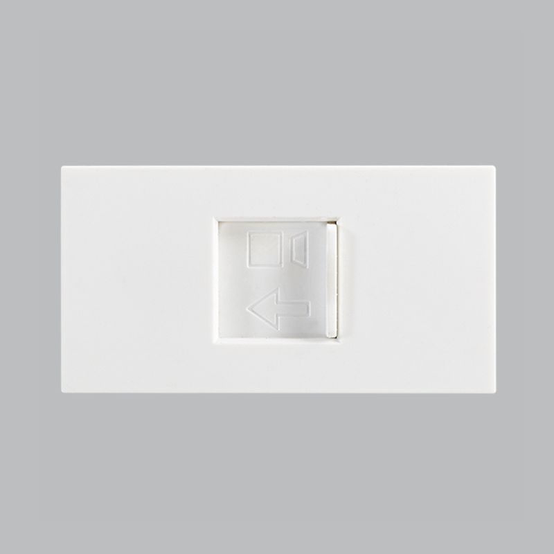 Data Port ( Single Module ) (ECP123 WHITE)