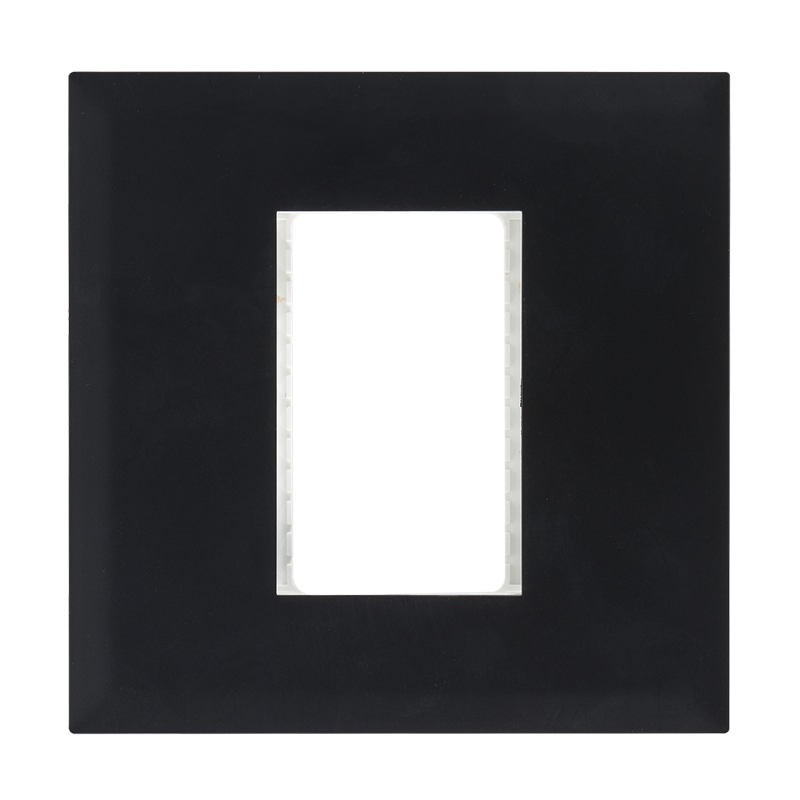 Triple Module Cover Plate – 4 X 4 (ECP157 BLACK)