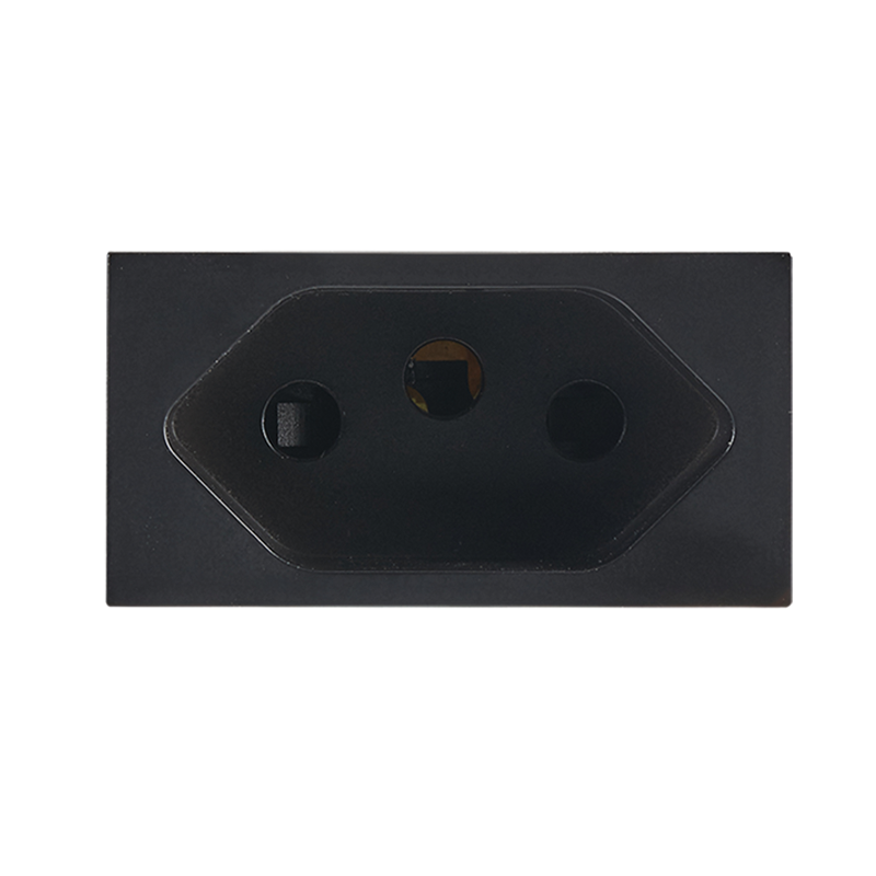 16A Slim RSA Socket ( Single Module ) (ECP167 BLACK)