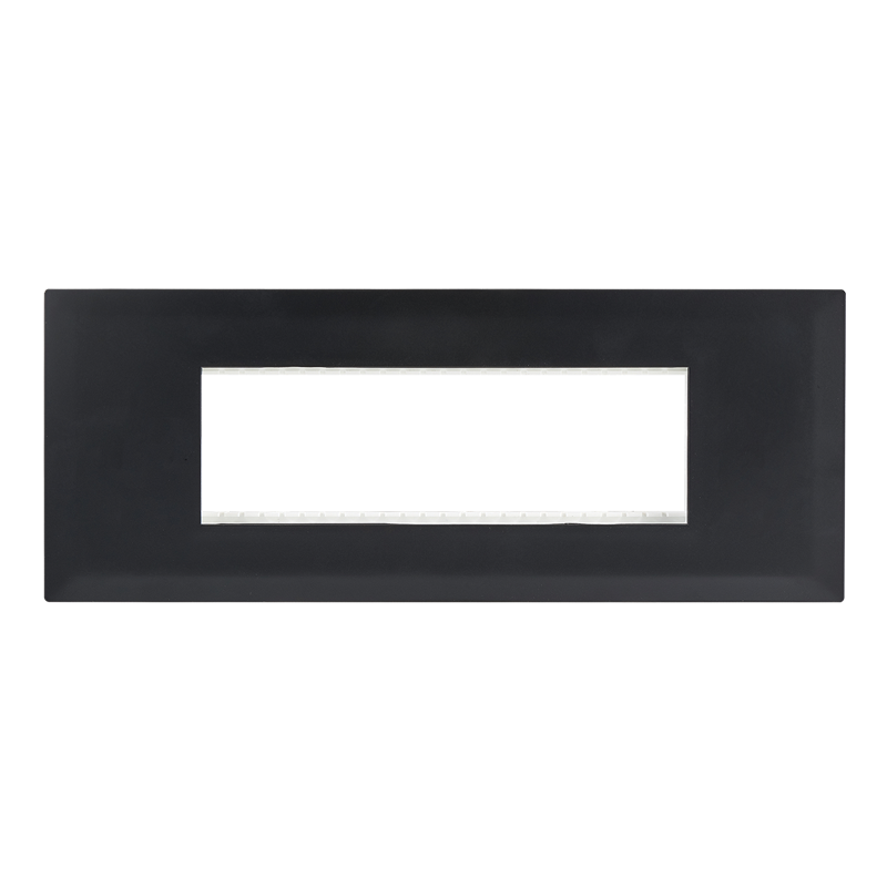 6 Module Cover Plate (ECP178 BLACK)