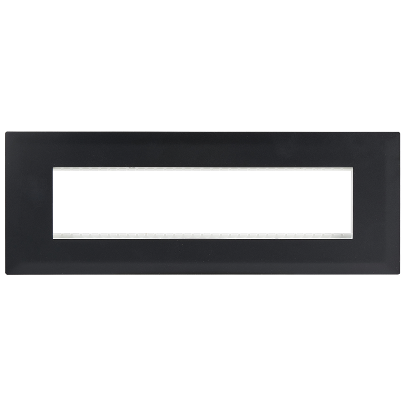 8 Module Cover Plate (ECP179 BLACK)