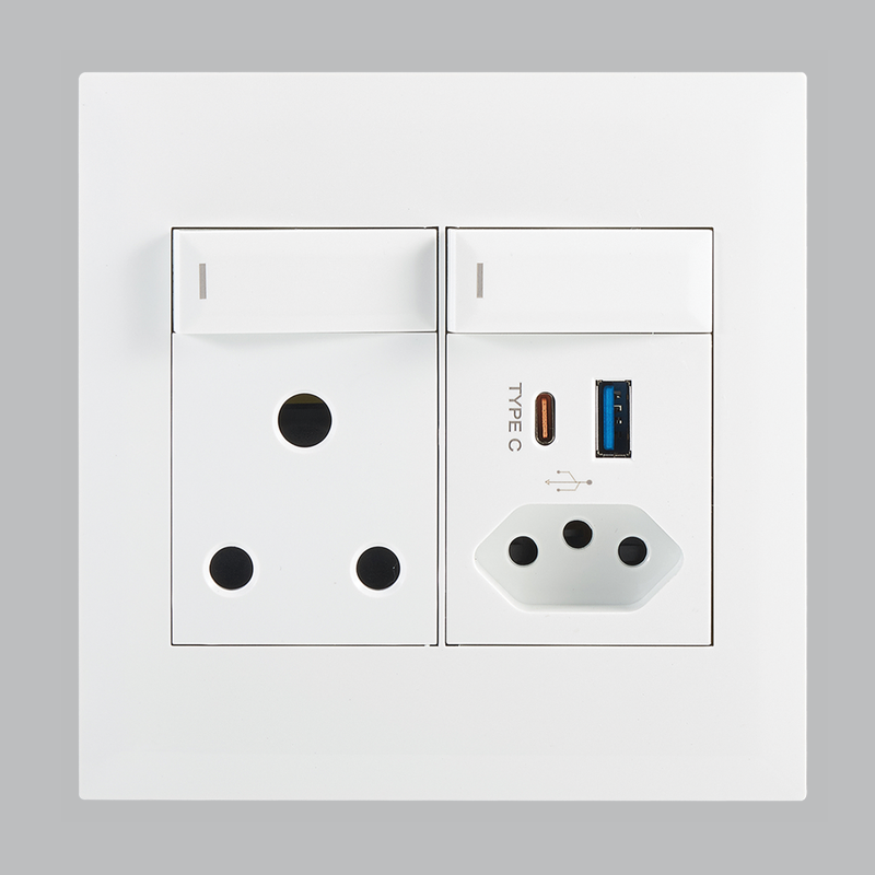 16A RSA Socket, Slim RSA Socket with Switches (EPL234 WHITE)