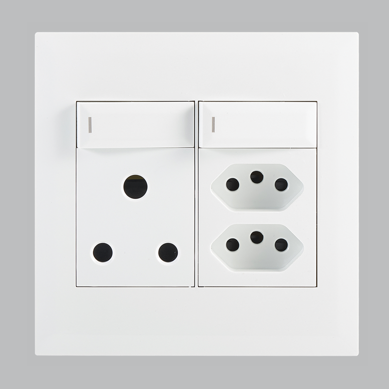 16A Socket with Switch, 2 x Slim RSA Sockets with Switch – 4 X 4 (EPL235 WHITE)