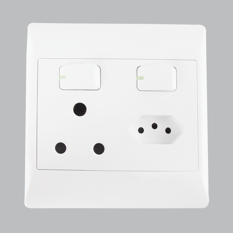 16 AMP Plug + New RSA Socket – 4 X 4 (EPL322 WHITE)