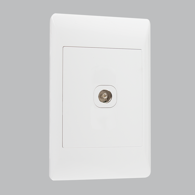 TV Socket – 2 X 4 (ESW032 WHITE)