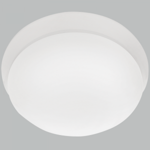 Metal LED Ceiling Fitting with Polycarbonate Cover (CF017 WHITE)
