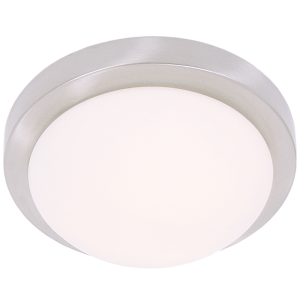Satin Chrome with White Glass (CF1550 SATIN CHROME)