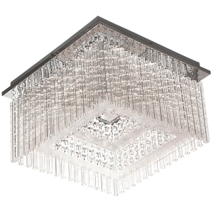 Stainless Steel LED Ceiling Fitting with Glass and Acrylic Crystals (CF295 LED)