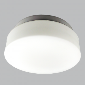 Metal Base with White Glass (CH001)