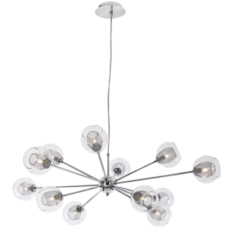 Polished Chrome with Clear Glass (CH240/12 CHROME)