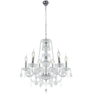 Acrylic Crystal Chandelier (CH3052/6 CRYSTAL)