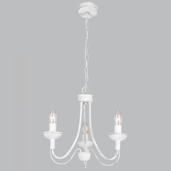 Metal Chandelier (CH524/3 FOSSIL)