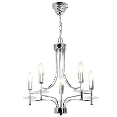 Polished Chrome Chandelier (CH663/5 CHROME)