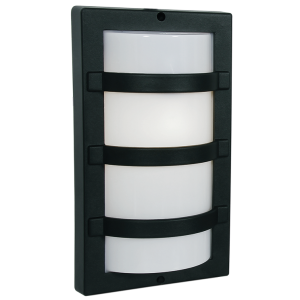 Die Cast Aluminium with White Polycarbonate Cover (BH060 BLACK)