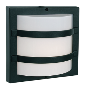Die Cast Aluminium with White Polycarbonate Cover (BH062 BLACK)