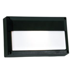 Die Cast Aluminium with White Polycarbonate Cover (BH074 BLACK)
