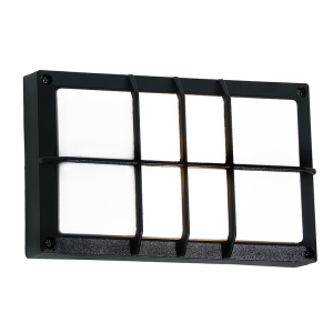 Die Cast Aluminium with White Polycarbonate Cover (BH076 BLACK)
