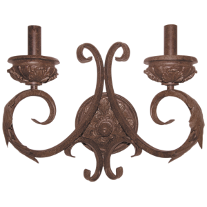 Metal and Resin Wall Bracket (WB1334/2 ANTIQUE BRONZE)