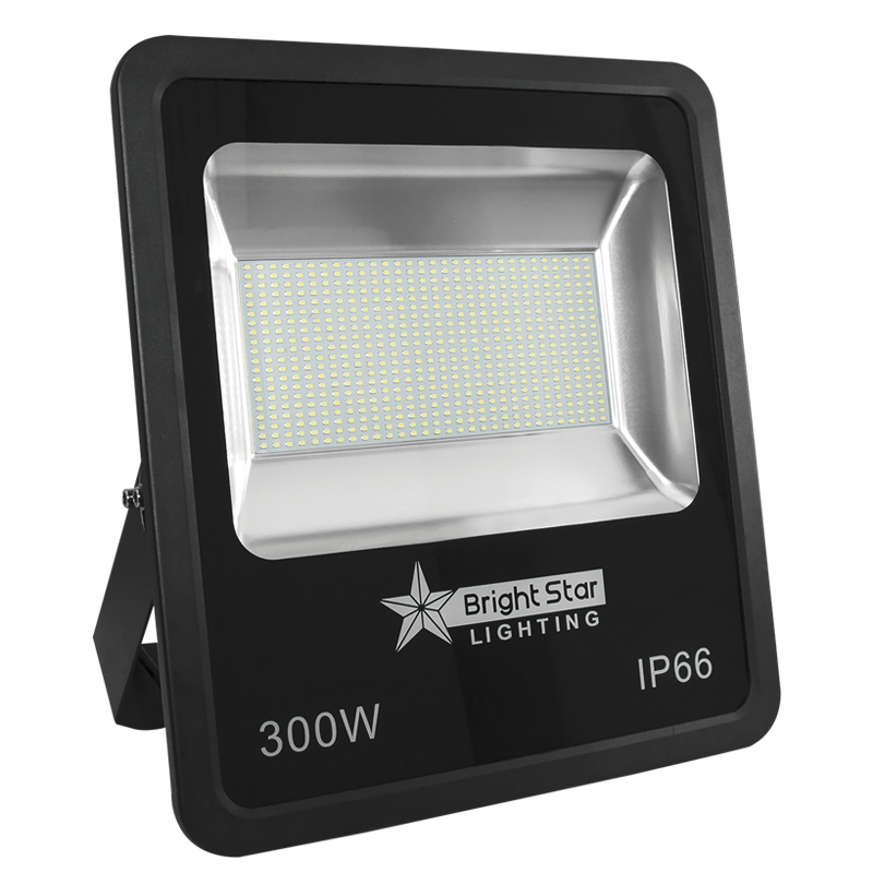 Die Cast Aluminium Flood Light with Tempered Glass Lens (FL005 BLACK)