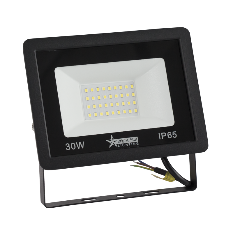 LED Die Cast Aluminum Flood Light with Tempered Glass Lens (FL072 BLACK)