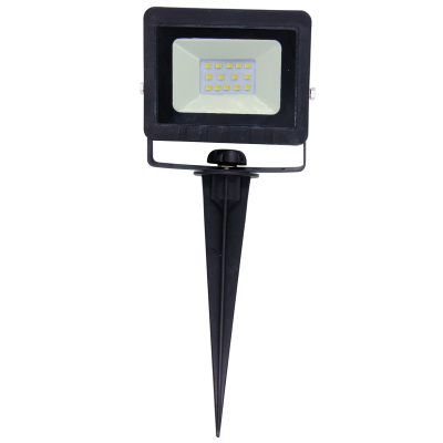 LED PVC Garden Flood Light and Spike (GS010 BLACK)