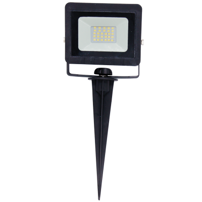 LED PVC Garden Flood Light and Spike (GS011 BLACK)