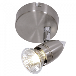 Satin and Polished Chrome Spotlight (S042/1 SATIN CHROME)