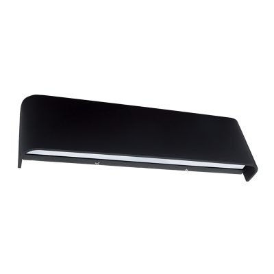 Aluminium with Opal Polycarbonate (L072 BLACK)