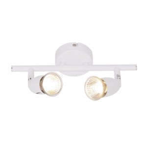 2 x 50W GU10 or GU10 LED or GU10 CFL ( Not Included ) (S049/2 WHITE)