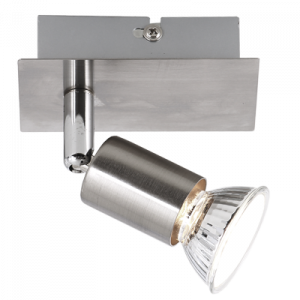 Satin and Polished Chrome Spotlight (S058/1 SATIN)