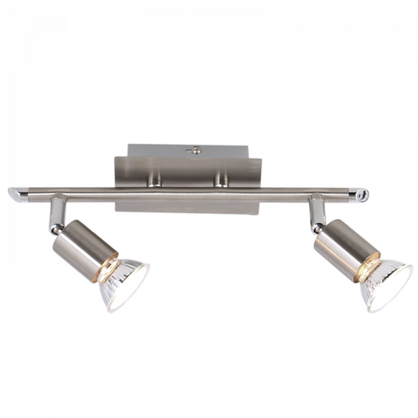 Satin and Polished Chrome Spotlight (S058/2 SATIN)