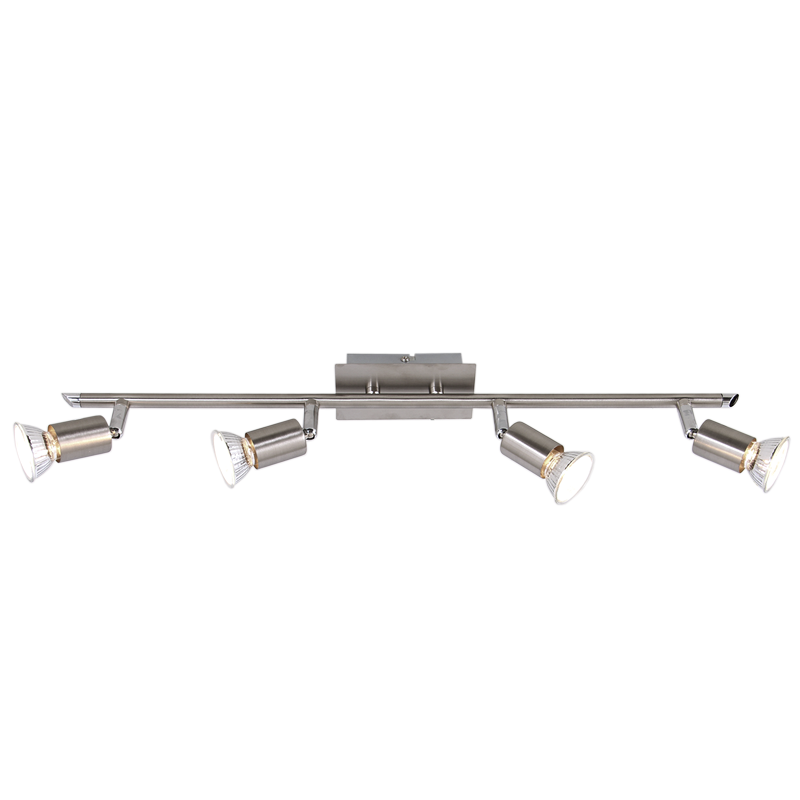 Satin and Polished Chrome Spotlight (S058/4 SATIN)