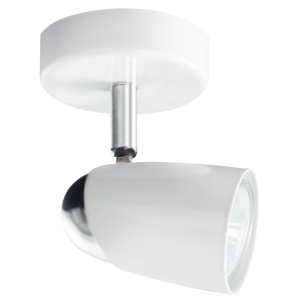 White and Polished Chrome Spotlight (S060/1 WHITE CHROME)