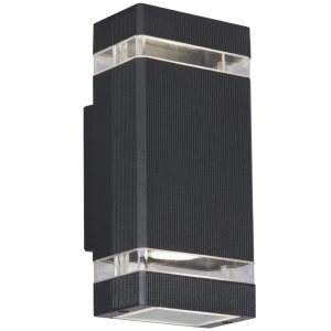 Die Cast Aluminium Wall Bracket with Glass (L124)