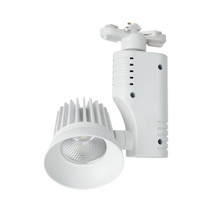 White LED Die Cast Aluminium and Polycarbonate Tracklight (S102/20W LED)