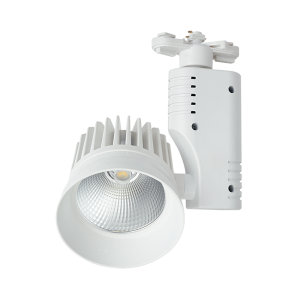 White LED Die Cast Aluminium and Polycarbonate Tracklight (S103/30W LED)