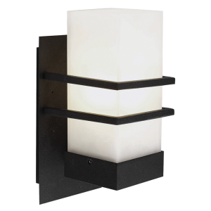 Die Cast Aluminium with Frosted Glass (L231 BLACK)