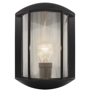 Die Cast Aluminium with Clear Perspex Cover (L240 BLACK)