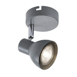 Grey Metal with Polished Chrome (S405/1 GREY)