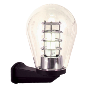 PVC Base with Clear Oval Polycarbonate Cover (L304 CLEAR)