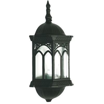 3 Panel Half Lantern (L4998 BLACK)
