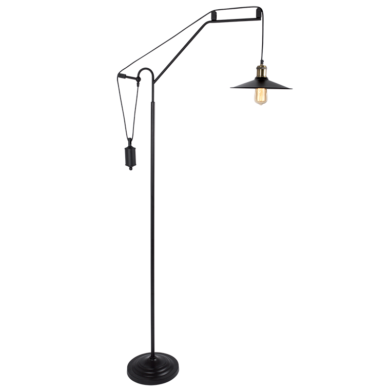 Metal Floor Lamp (SL016 MATT BLACK)