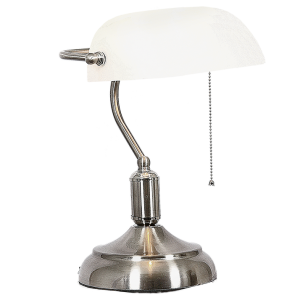 Bankers Lamp with pull switch (TL021 WHITE)