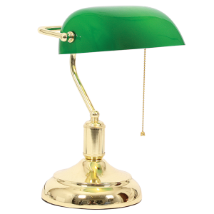 Bankers Lamp with Pull Switch (TL021 GREEN)