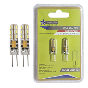 1.5W G4 Cool White LED Bulb (BULB LED 108)