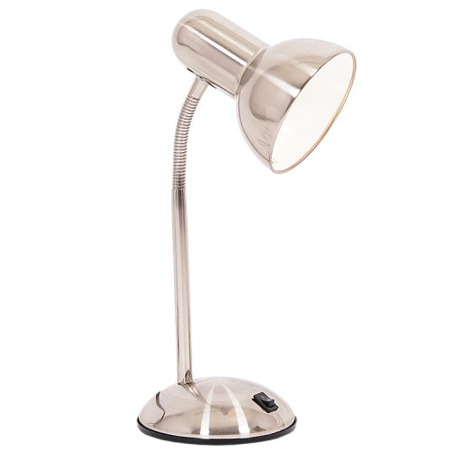 Satin Chrome Desk Lamp with Switch (TL312 SATIN CHROME)